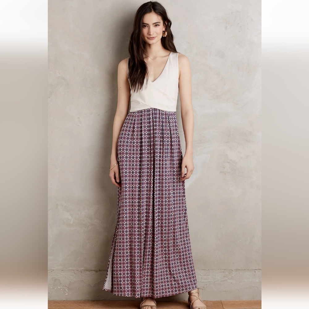 Anthropologie Elysian Maxi Dress XSP By Maeve